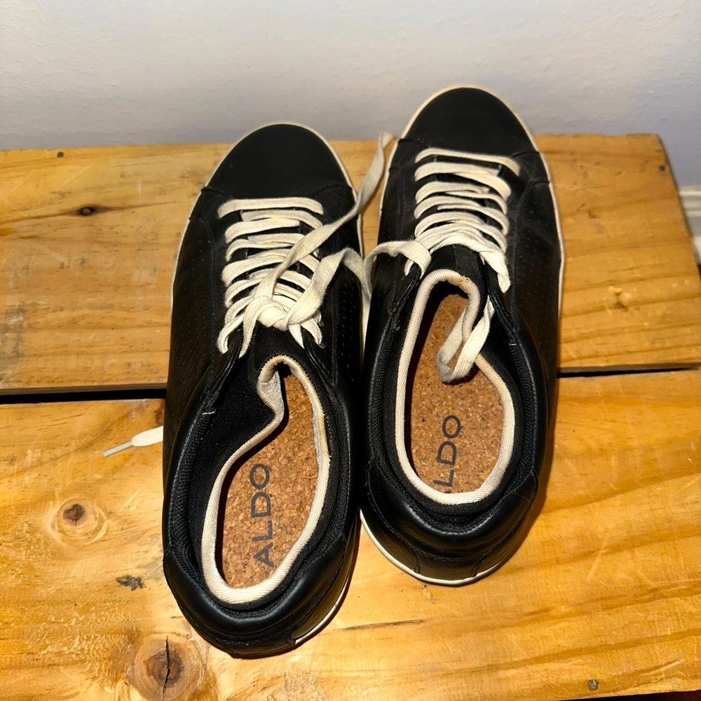 Aldo Black Men's Sneakers - Picture 2 of 2